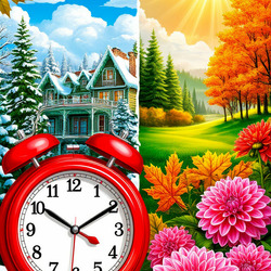 Пазл: Осень - Зима