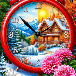 Пазл: Осень - Зима