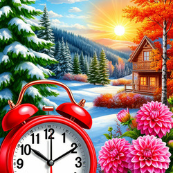 Пазл: Осень - Зима