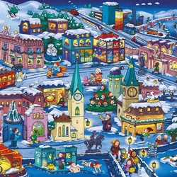 Пазл: Мой зимний город