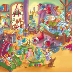 Пазл: Сладкий сон Санты