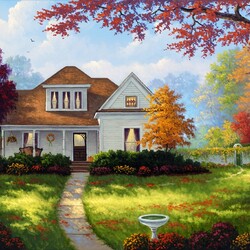 Пазл: Осенний сад