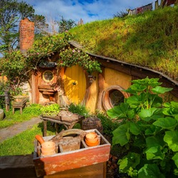 Пазл: В деревне хоббитов