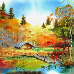 Пазл: Бал осени