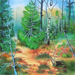 Пазл: Ко сну готовится природа