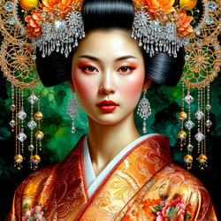 Пазл: Китаянка