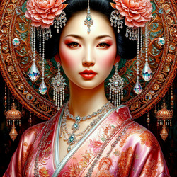 Пазл: Китаянка