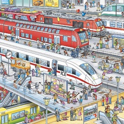 Пазл: На вокзале
