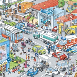 Пазл: Утро в городе