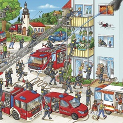 Пазл: Пожарные