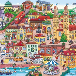 Пазл: Один день в Цюрихе