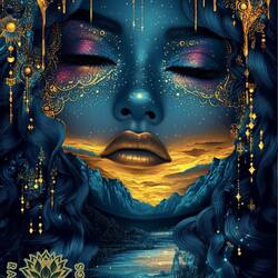 Пазл: Горы и реки