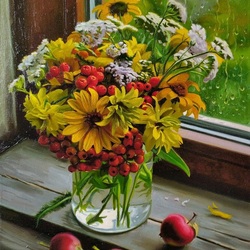 Пазл: А за окном плачет дождь