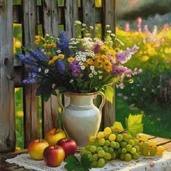 Пазл: Яркие краски утра