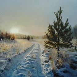 Пазл: Зимняя дорога