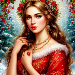 Пазл: Девушка - Март