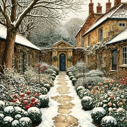 Пазл: Зимний сад