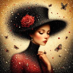 Пазл: Задумчивая