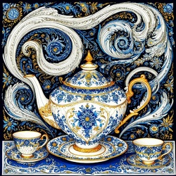 Пазл: Зимний чай