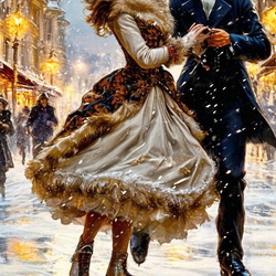 Пазл: На катке 