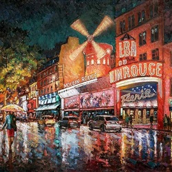 Пазл: Огни Мулен Руж