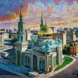 Пазл: В золотых лучах заката