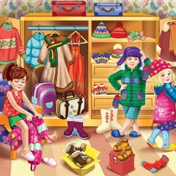 Пазл: Зимняя мода