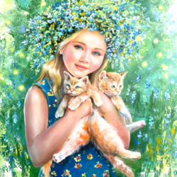 Пазл: Котятки