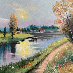 Пазл: Пейзаж осенний