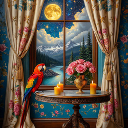 Пазл: Лунная ночь