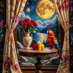 Пазл: Лунная ночь