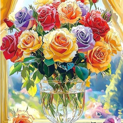 Пазл: Лето в вазе