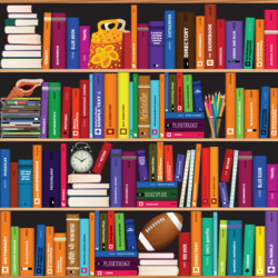 Пазл: Книжная полка