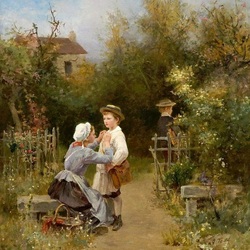 Пазл: В школу