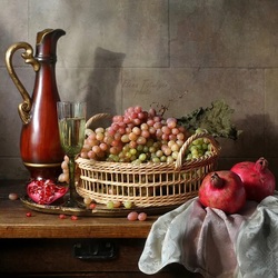 Пазл: С виноградом