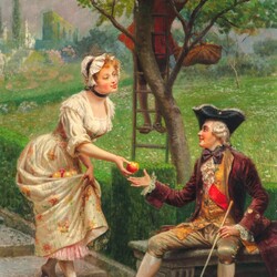 Пазл: Соблазнительное яблоко