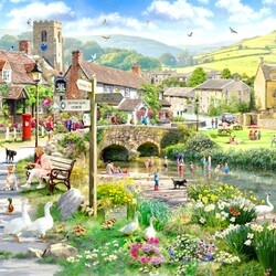 Пазл: В деревне