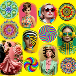 Пазл: Девушки и мандалы