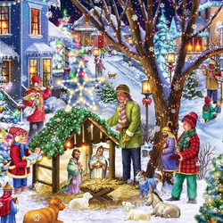 Пазл: Рождественские праздники 