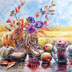 Пазл: На пороге осени