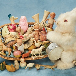 Пазл: Винтажные игрушки