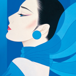 Пазл: В голубом