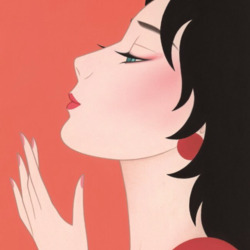 Пазл: Красный поцелуй