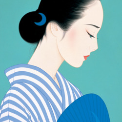 Пазл: Женщина в юката