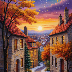 Пазл: Падает снег