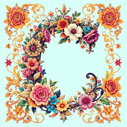 Пазл: Овитая цветами