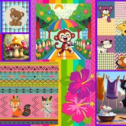 Пазл: Веселые зверюшки