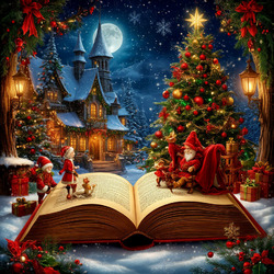 Пазл: Книга новогодних сказок