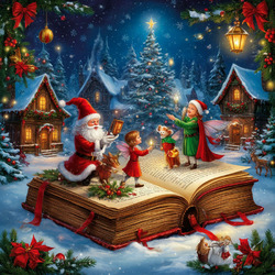 Пазл: Книга новогодних сказок