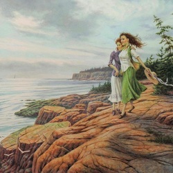 Пазл: На утесе